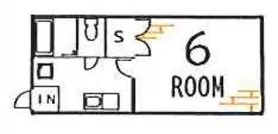 ハイツ亮A【1階】の間取り