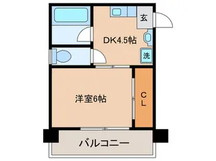 清和マンション【4階】の間取り