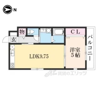 シエルグランデ招提元町2【3階】の間取り