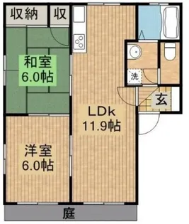 みそら B【1階】の間取り