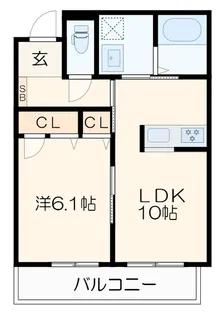 Bonheur近江【3階】の間取り