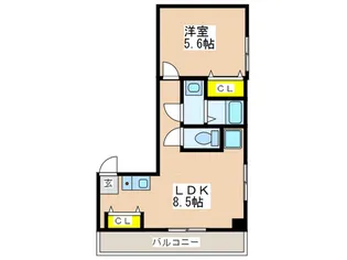 八木ビル【2階】の間取り