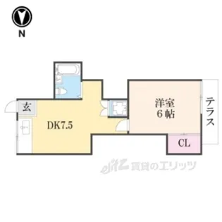 日生ハイツ【2階】の間取り
