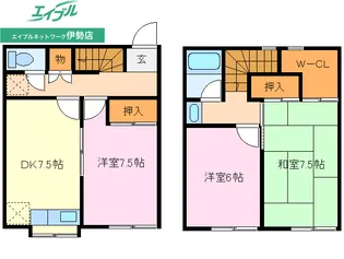 ベルメゾン【1階】の間取り