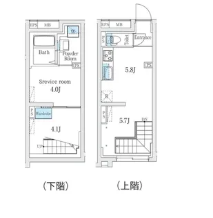 Fika代々木上原【2階】の間取り