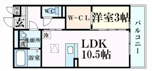アバンセ【1階】の間取り