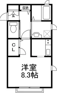 Kハウス【2階】の間取り
