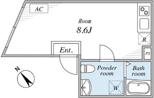 アーバンフロント日暮里の間取り