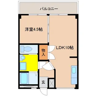 シーフレーバーハイム【2階】の間取り