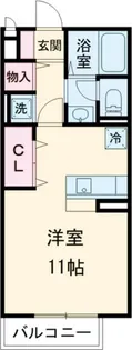 アムール西桂 A・B棟【2階】の間取り