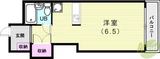 モンテメール学園前【4階】の間取り