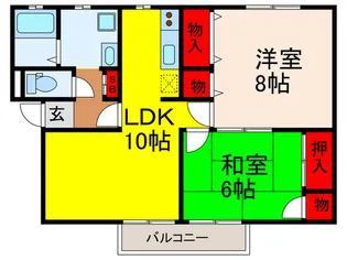 KSルミエ-ル【1階】の間取り
