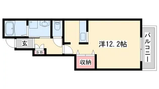 オールウェイズ翔【1階】の間取り