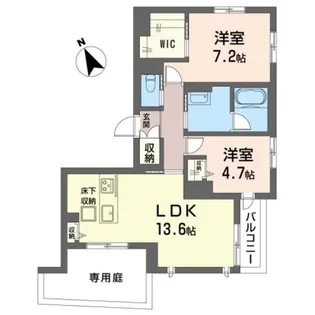 ヴィラビアンカ1の間取り
