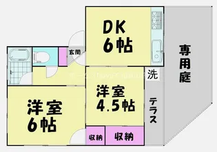 HS紀ノ川【1階】の間取り