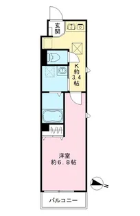 メゾン クレスト【1階】の間取り