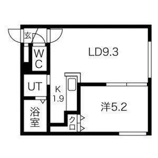 パレンテN3【2階】の間取り