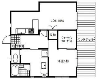 RBap A【1階】の間取り