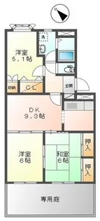 フェアーブリーズ【1階】の間取り