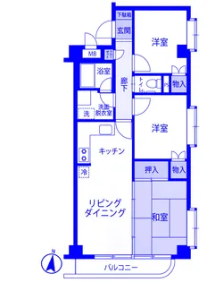レスティー戸塚( )【2階】の間取り