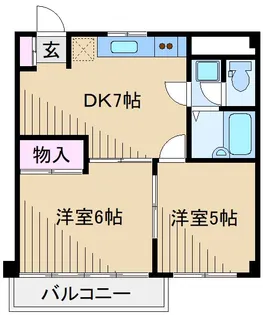ウィステリア大倉山【4階】の間取り