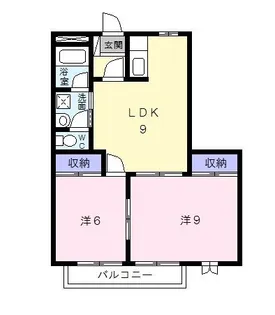 セピアガーデン I【2階】の間取り