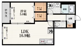 ohana【1階】の間取り