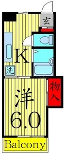 横溝ビル【3階】の間取り