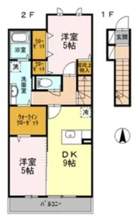 ガーデンハウス【2階】の間取り