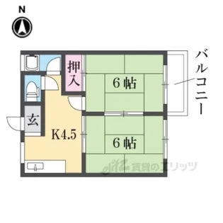 メゾン学園南【2階】の間取り