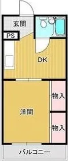 ホワイトキャッスル2【1階】の間取り