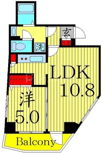 アンベリール墨田【4階】の間取り