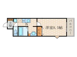 ラ・サンセリテ【5階】の間取り