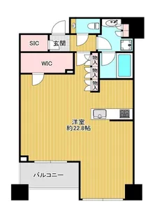 白金ザ・スカイ 東棟【35階】の間取り
