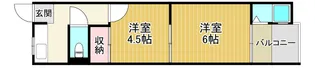 橘第一マンション【1階】の間取り