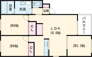 コンフォート寿【1階】の間取り