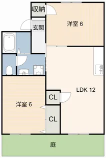 カーリハイムT&I I【1階】の間取り