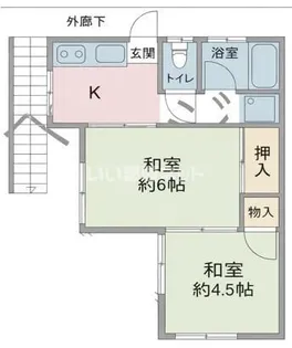 清栄荘【1階】の間取り