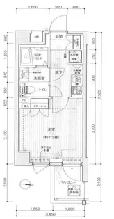 プレール・ドゥーク東陽町【6階】の間取り