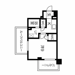 ラグゼナ上前津【14階】の間取り