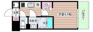 ファーストフィオーレ十三エリオ【2階】の間取り