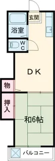日野田口ハイツ【1階】の間取り