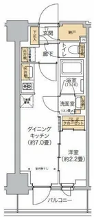 リビオメゾン西麻布【5階】の間取り