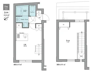 LEGALAND茗荷谷【5階】の間取り