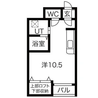 キャッスルワン【1階】の間取り