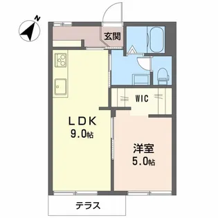 フレグランススズキA【1階】の間取り