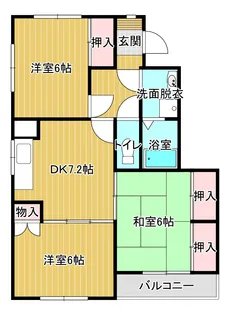 マンションブライト【3階】の間取り