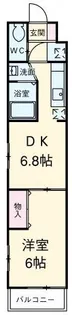 DAIYA RESIDENCE CHIBA【4階】の間取り
