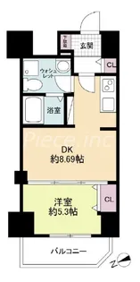 セレニテ新大阪弐番館【5階】の間取り