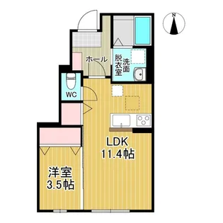 ハイムメゾン双葉町B棟【1階】の間取り